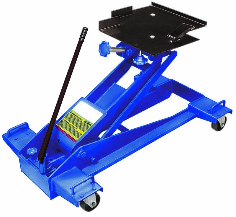 Stark USA 56026 1ton Hydraulic Telescopic Transmission Jack Swivel Li