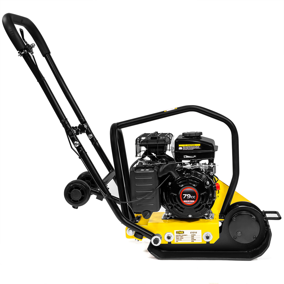 Compaction Walk Behind Stark USA 2HP Walk Behind 5200VPM Plate Compactor 79cc 2000lb