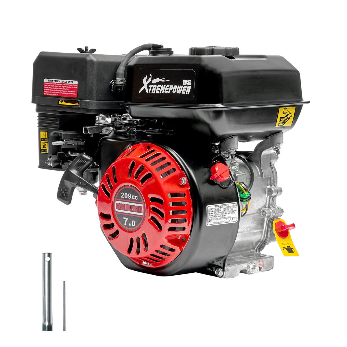 Stark Spliter XtremepowerUS 7.0HP Go Kart Log Splitter Gas Power Engine Motor Replac ...