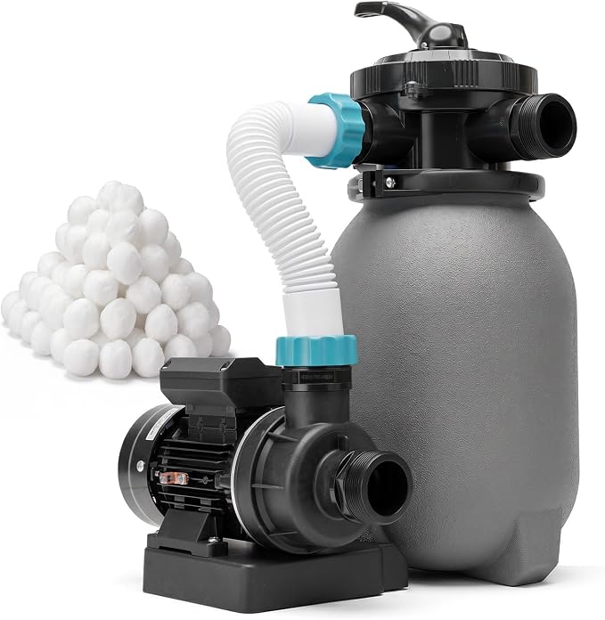SAND FILTER 2220GPH PUMP WITH FILTER BALLS – Stark USA