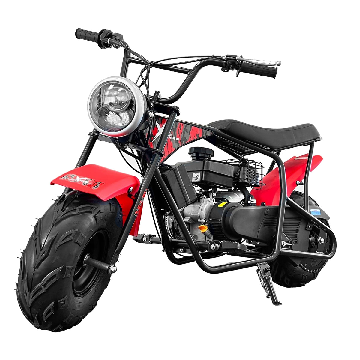 XtremepowerUS 99cc Mini Dirt Bike Gas-Powered 4 Stroke Pocket Bike Pit ...