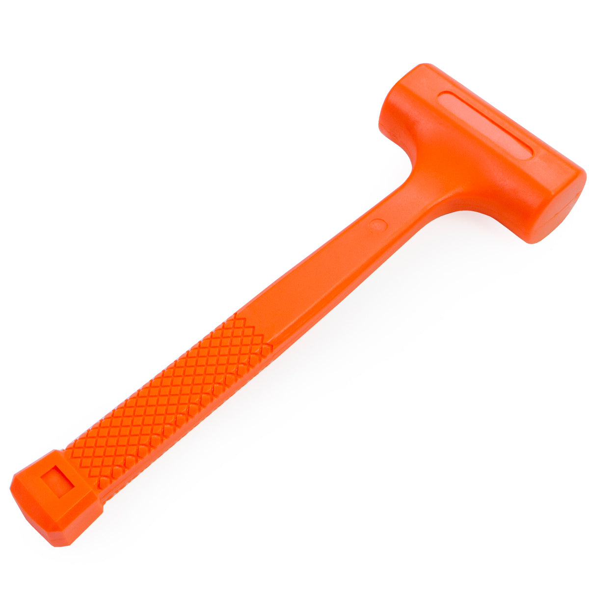CAL-HAWK Neon Orange Dead Blow Hammer – Spark & Rebound Resistant, Safe & Durable Shop Tool