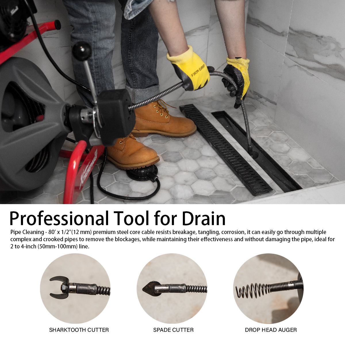 Drain Cleaning Tool Attachments