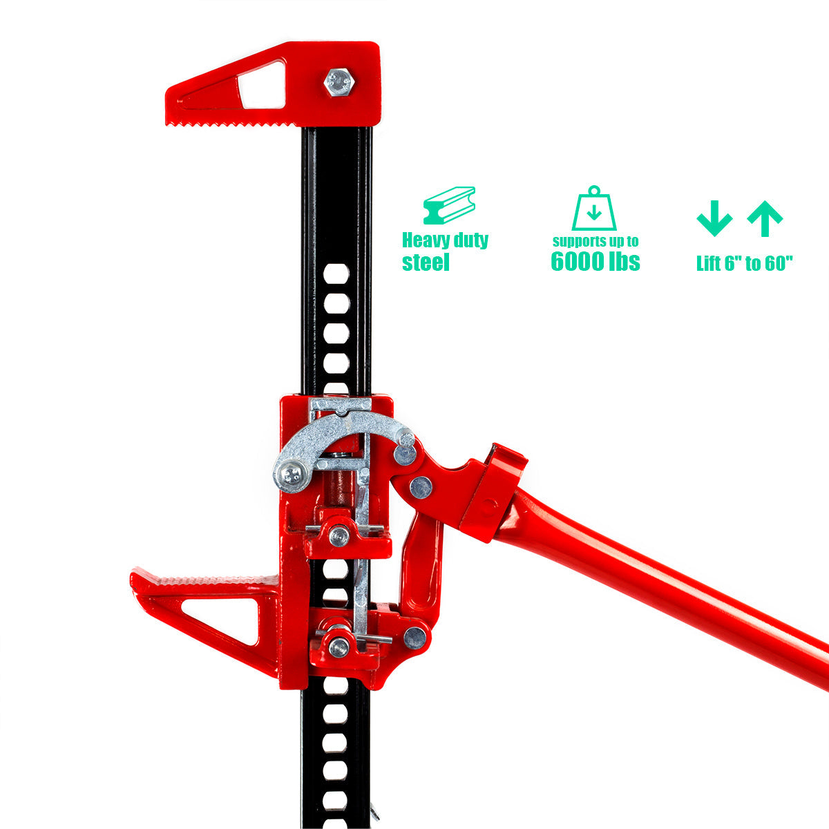 3 Ton 60 Off Road Ratcheting Farm Jack Truck High Lift 3 Ton 60 Off Road Ratcheting Farm Jack Truck High Lift