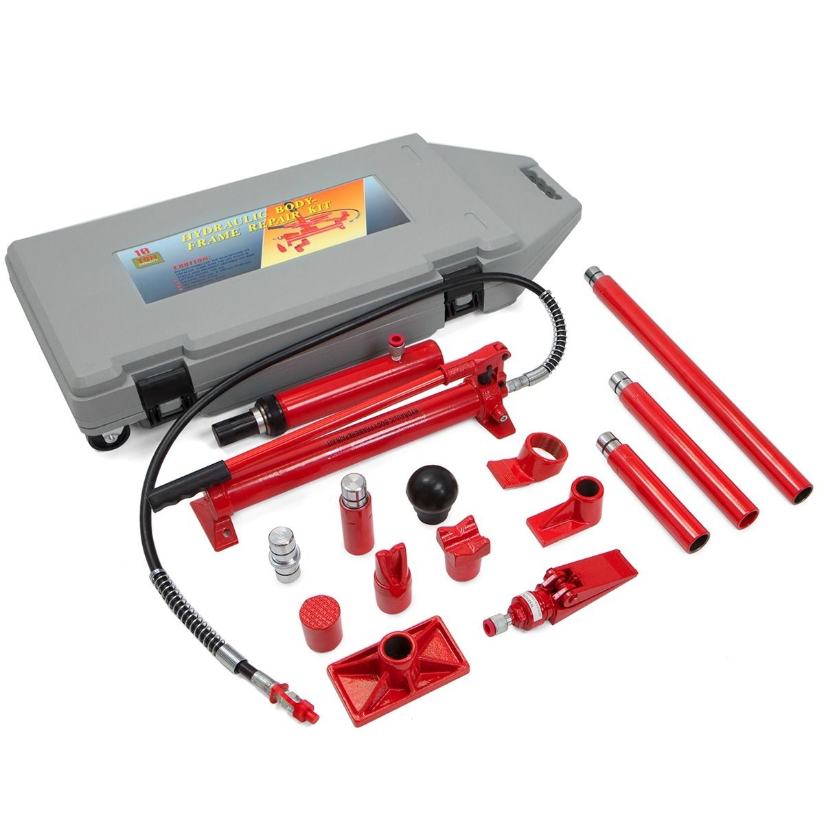 Stark USA 56010 10 ton Porta Power Hydraulic Jack Body Frame Repair Ki