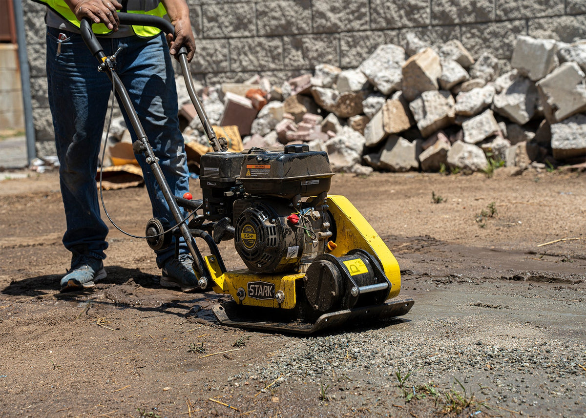 Compactor Ram Head Stark USA KIT61003 Walk Behind soil Dirt Vibratory Plate Compactor Ram