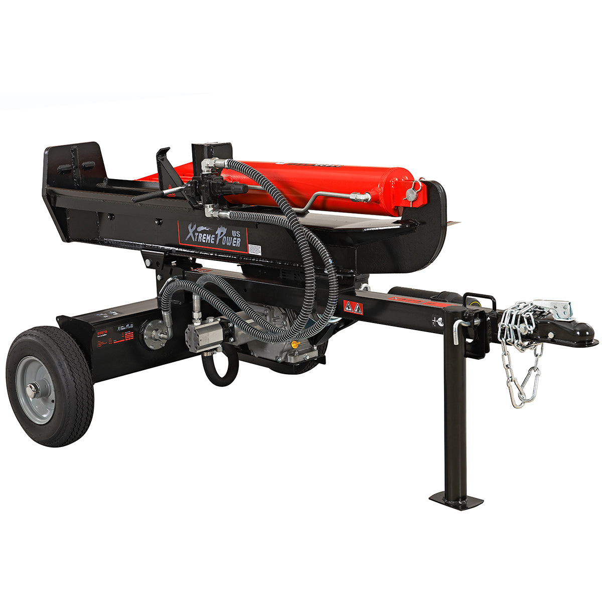 XtremepowerUS 65069 Dual Position Log Splitter w/Auto Return Gas 196cc ...