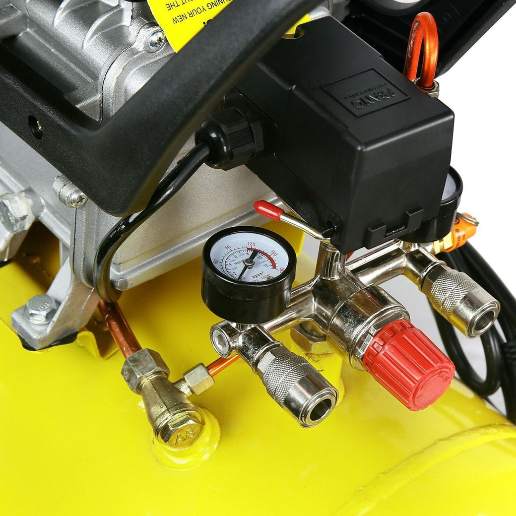 Stark USA 65151 Air Compressor w/Adjustable Pressure 3.5hp 10gal 125PS