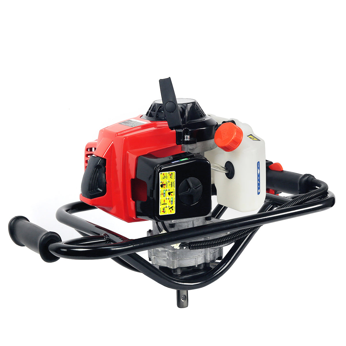 XtremepowerUS 81095 2.5HP Post Hole Digger Gas 2-Stroke 63cc Auger Dig ...