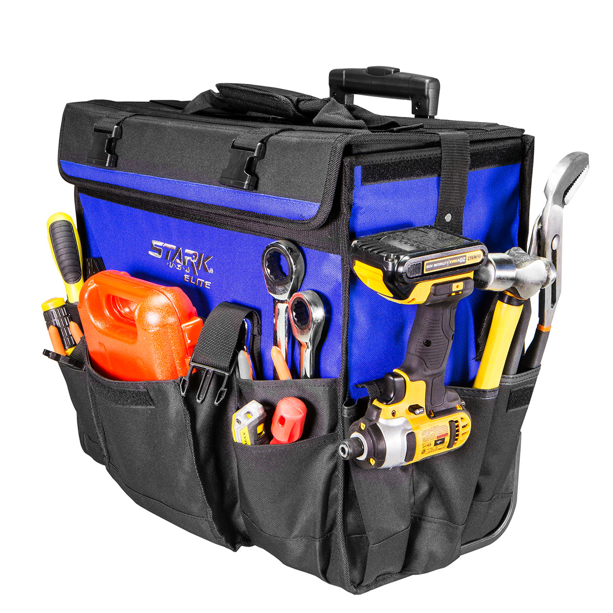 Bolsa de herramientas con ruedas resistente para herramientas (amarillo) :  Herramientas y Mejoras del Hogar 